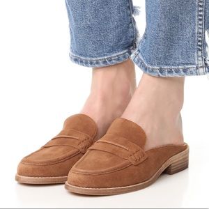 Madewell Suede Elinor Loafer Mule